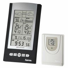Hama Večfunkcijska vremenska postaja Hama EWS-800 Black Black/Grey