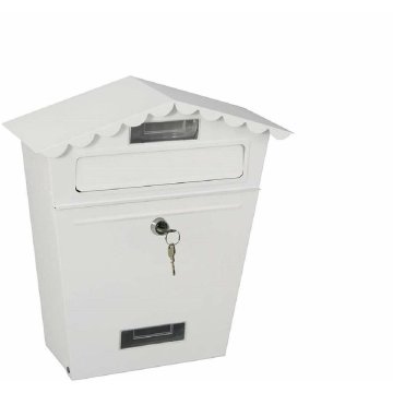 Edm Poštni nabiralnik EDM Steel White Classic (29,5 x 10,5 x 35,5 cm)