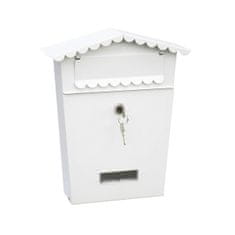 Edm Poštni predal EDM Hiša Steel White (21 x 6 x 30 cm)