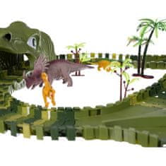 Očka Nakupuje Avtomobilska steza Dino Park, 269 kosov