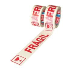 Tesa Lepilni trak TESA FRÁGIL Packaging White 50 mm x 66 m (6 enot)