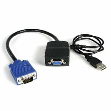 Startech 2-portno stikalo VGA Startech ST122LE Black