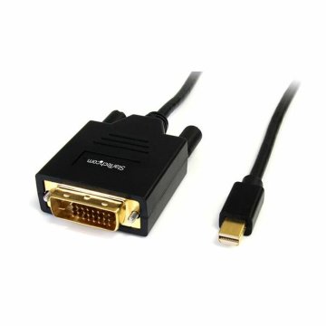 Startech Adapter Mini DisplayPort na DVI Startech MDP2DVIMM6 (1,8 m) črn 1,8 m