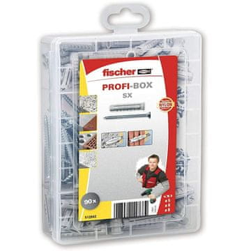 FISCHER Stenski čepi in vijaki Fischer Stenski čepi in vijaki 90 kosov