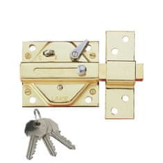 BigBuy Varnostna ključavnica Lince 2930-92930hl Brass Tradicionalno železo