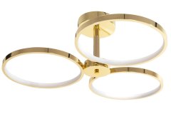 Toolight LED viseča stropna svetilka APP993-c Gold + daljinski upravljalnik