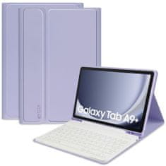 Tech-protect SC Pen etui z tipkovnico za Samsung Galaxy Tab A9 Plus 11'', vijolična