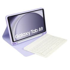 Tech-protect SC Pen etui z tipkovnico za Samsung Galaxy Tab A9 8.7'', vijolična