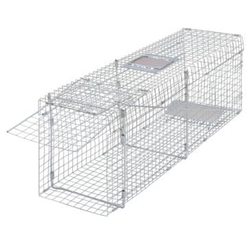 Vidaxl Pocinkana živolovka 100 cm