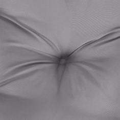 Vidaxl Blazina za kavč iz palet siva 80x40x12 cm