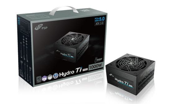FSP HYDRO Ti PRO/1000W/ATX 3.0/80PLUS Titanium/Modular/Retail
