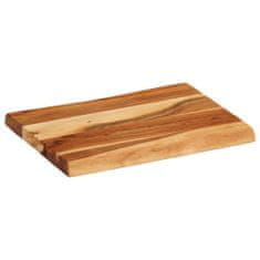 shumee Deska za rezanje 35x25x2,5 cm trden akacijev les