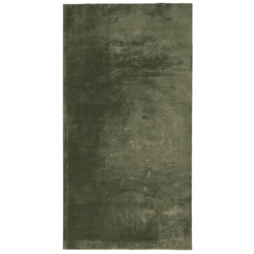 Vidaxl Preproga HUARTE s kratkimi vlakni mehka pralna zelena 60x110 cm