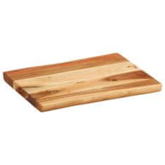 Vidaxl Deska za rezanje 35x25x2,5 cm trden akacijev les
