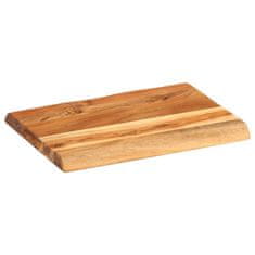 Greatstore Deska za rezanje 35x25x2,5 cm trden akacijev les