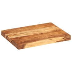Vidaxl Deska za rezanje 43x32x3,5 cm trden akacijev les