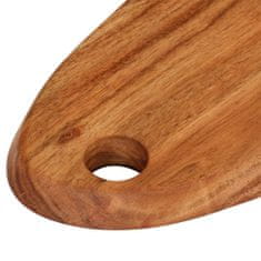 Vidaxl Deska za rezanje 46x20x2,5 cm trden akacijev les