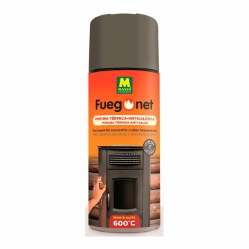 BigBuy Antikorozijska barva Massó Fuegonet Spray Grey