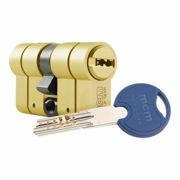 MCM Varnostni cilinder MCM SCX+DE 30-30 Antibumping Dvojna sklopka Medenina Jeklo