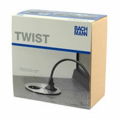 Bachmann TWIST vgradna vtičnica mat krom za kuh.pult 2x220V 931.021