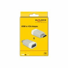 Delock adapter HDMI M - VGA Ž Aktivni 65472