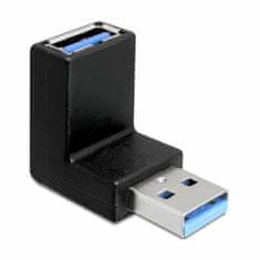 Delock adapter USB-A 3.0 M-USB-A Ž kotni 65339