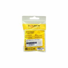 Delock adapter USB-A 3.0 M-USB-A Ž kotni 65339