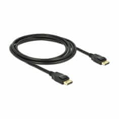 Delock kabel DisplayPort 2m 4K 60Hz črn 83806