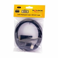 Delock kabel DisplayPort-DVI 2m 82591