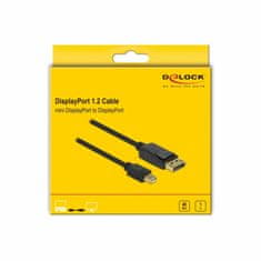 Delock kabel miniDisplayPort-DisplayPort 1m 4K 60Hz 82698