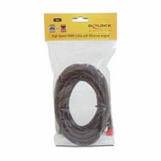 Delock kabel HDMI kotni 4K rdeč 5m 82688