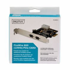 Digitus kartica PCIe Firewire 800 TI Low Profile DS-30203-2