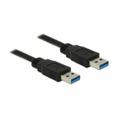 Delock kabel USB 3.0 A-A 0,5m črn 85059