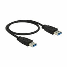 Delock kabel USB 3.0 A-A 0,5m črn 85059