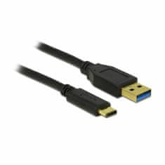 Delock kabel USB 3.1 A-C 1m črn 83870