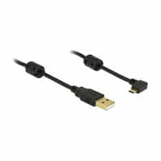Delock kabel USB A-B mikro kotni-90st. desni 1m 83147