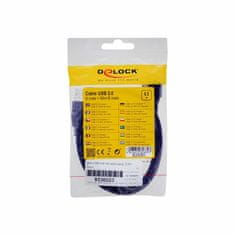 Delock kabel USB A-B mini kotni-horiz. 0,5m 82680