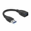 podaljšek USB 3.0 A-A 15cm črn 82776