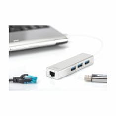 Digitus pretvornik USB 3.0-Mrežni UTP Giga+Hub USB DA-70250-1