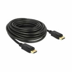 Delock kabel DisplayPort 10m 4K 60Hz 21,6Gb/s črn 84862