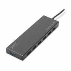 Digitus hub USB 3.0 7xA +AC adapter ALU DA-70241-1