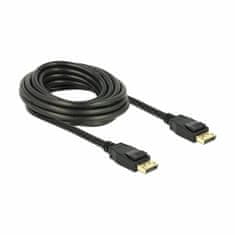 Delock kabel DisplayPort 5m 4K 60Hz 21,6Gb/s črn 83808