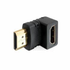 Delock adapter HDMI M - HDMI Ž 19-pin kotni 90° 65071