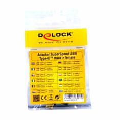 Delock adapter USB C 3.1 Gen 2 M-USB C Ž kotni-horiz. 65915
