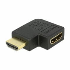 Delock adapter HDMI M - HDMI Ž 19-pin kotni levi 65077