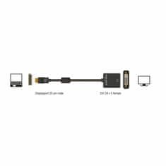 Delock adapter DisplayPort-DVI 12cm 61847