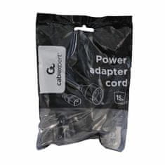 CABLEXPERT napajalni kabel 220V C14 SCHUKO Ž UPS adapter 15cm črn PC-SFC14M