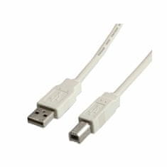 SECOMP kabel USB A-B 1,8m siv S31020-250