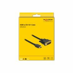 Delock kabel HDMI-DVI-D 18+1 1,5m 85583