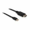 kabel miniDisplayPort-DisplayPort 2m 4K 60Hz črn 82438